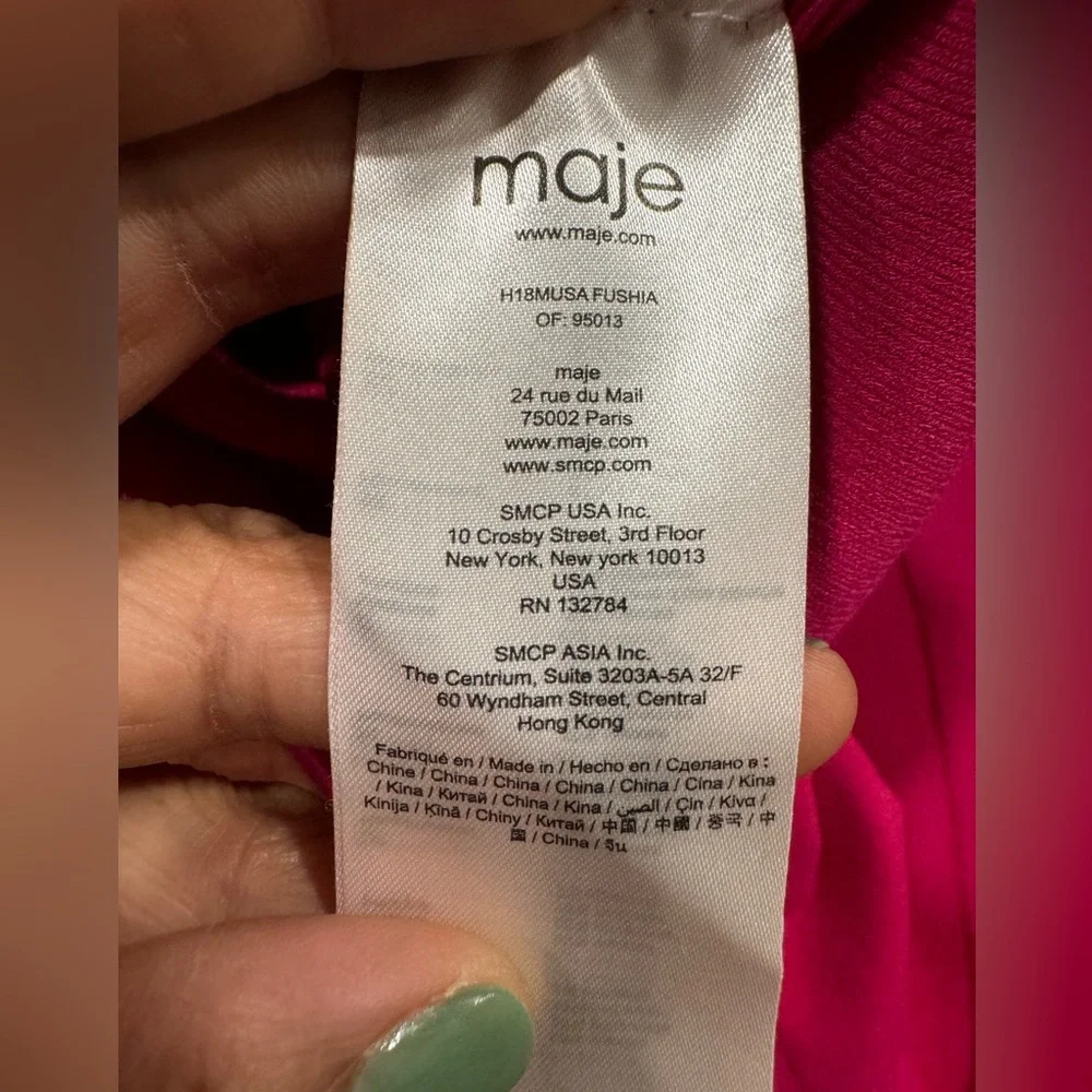 Maje Musa Stretch-knit Top - Picture 5 of 7